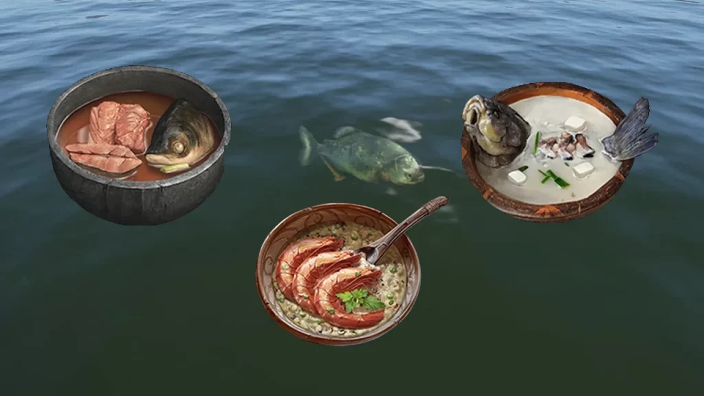 crafting recipes with fish in soulmask