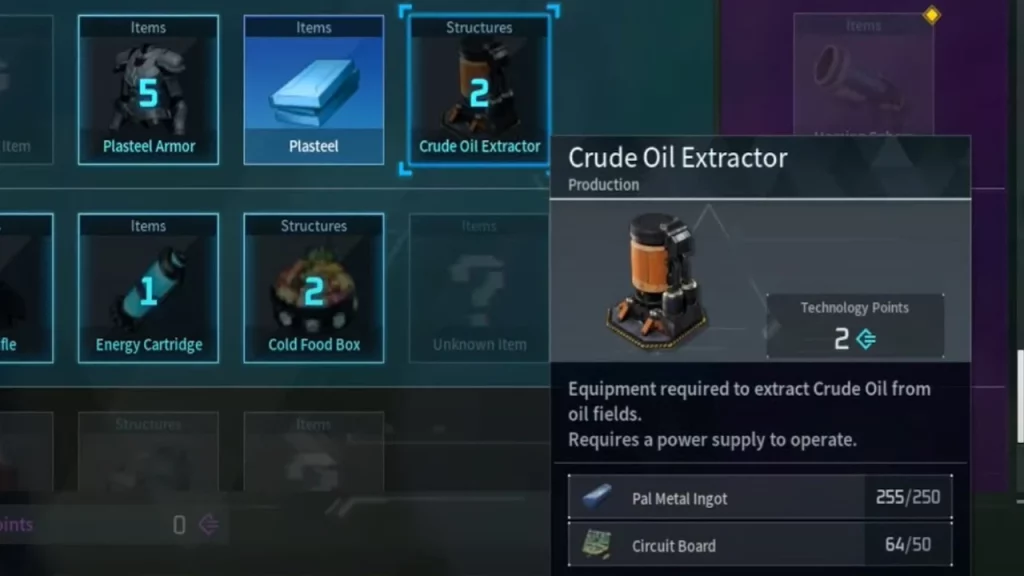 crude oil extraction