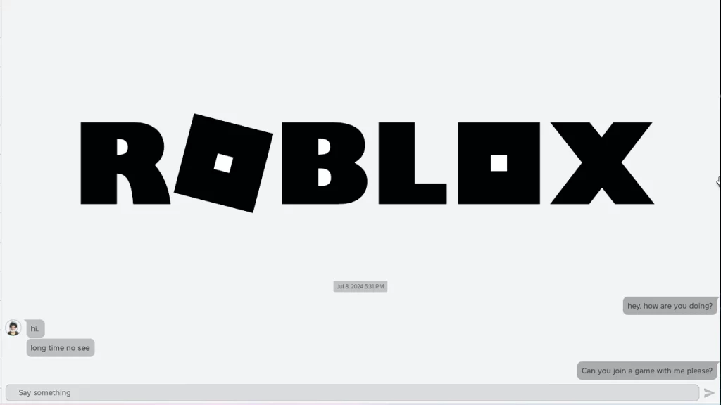 delete roblox chat conversation