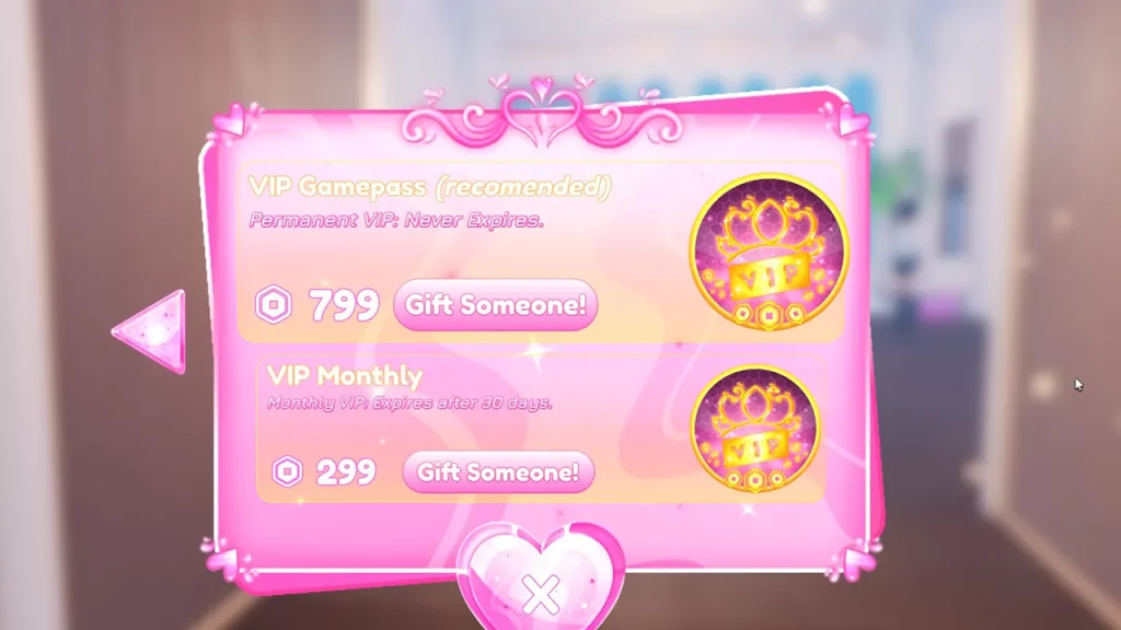 gift vip to someone