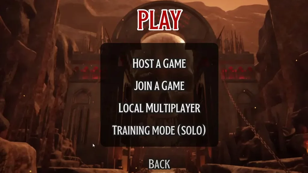 host and join a chained together game for online coop