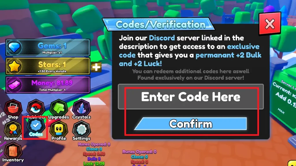 how to redeem Omega Rune Incremental Codes