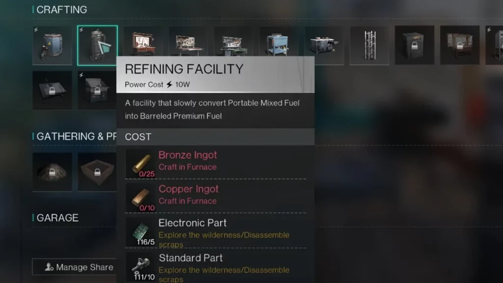 refining facility once human