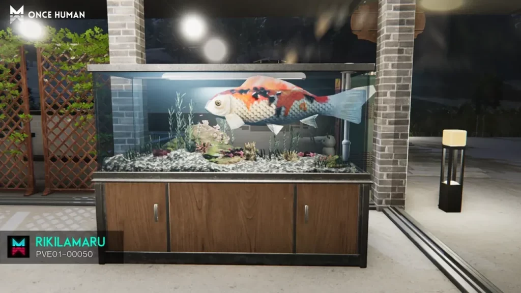 fish in a fish tank or aquarium in once human