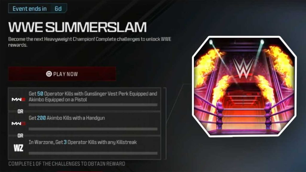 MW WWE Reward: Emblem