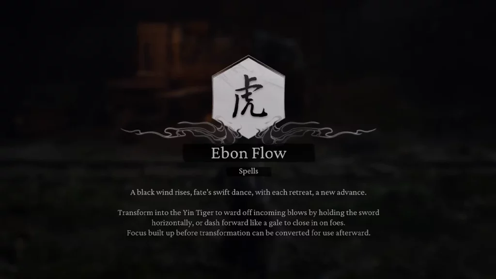 ebon flow spell