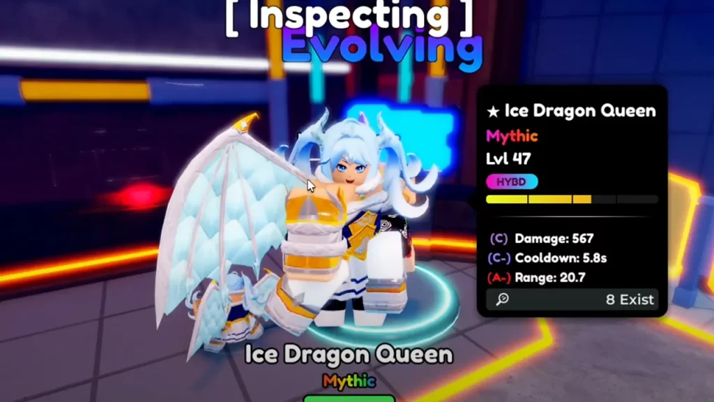 evolving ice dragon anime defenders