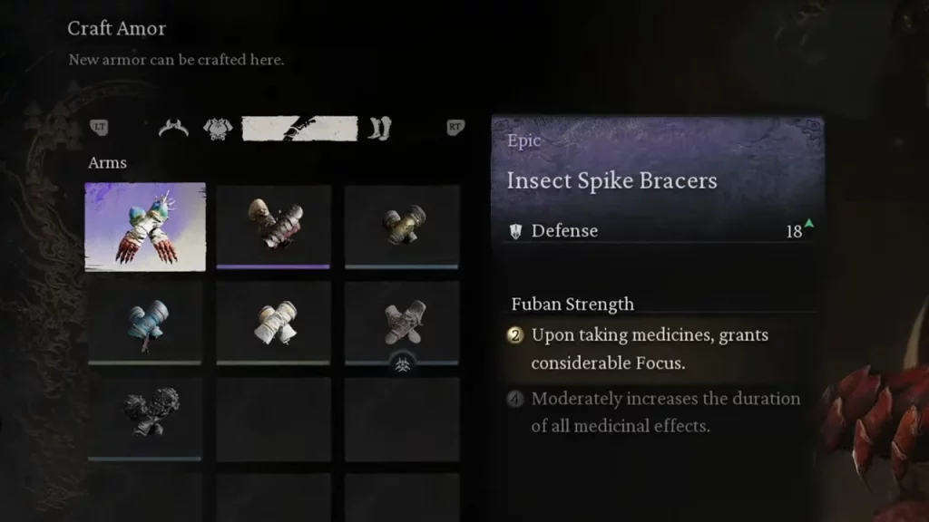 insect spike bracers