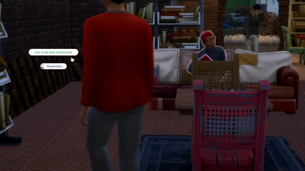 ask to be roommate in sims 4