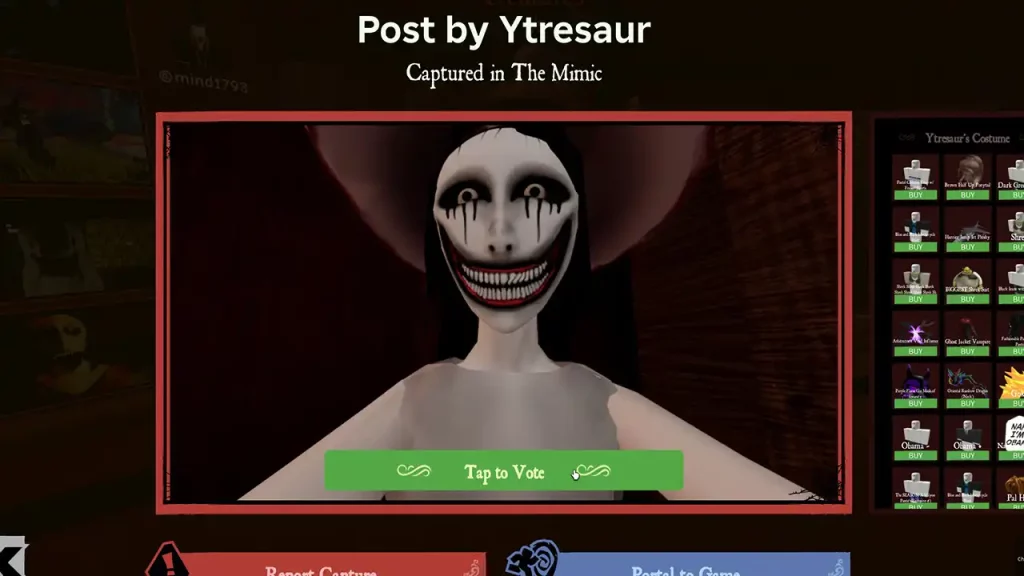 Как отправить снимки для события Roblox The Haunt