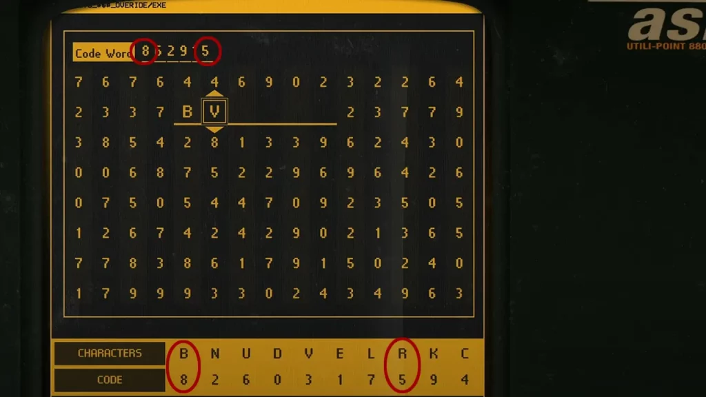 match code with characters black ops 6 cipher