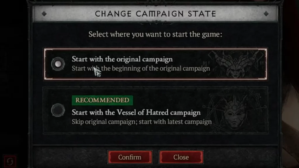 Cómo iniciar el DLC Vessel of Hatred en Diablo 4 (estado de campaña)