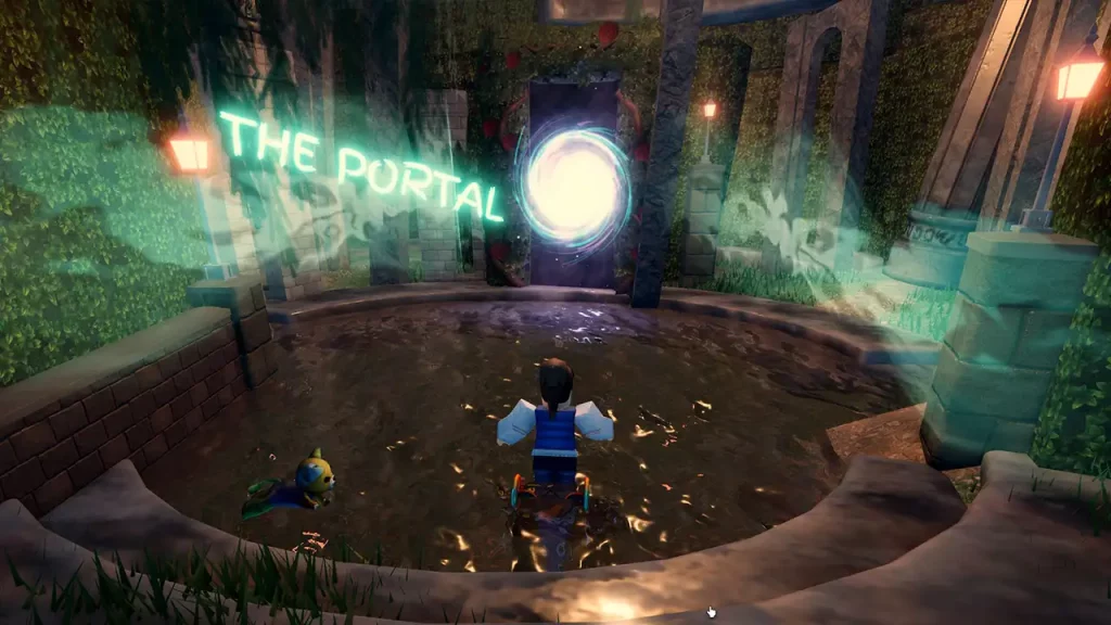 portal in the maze