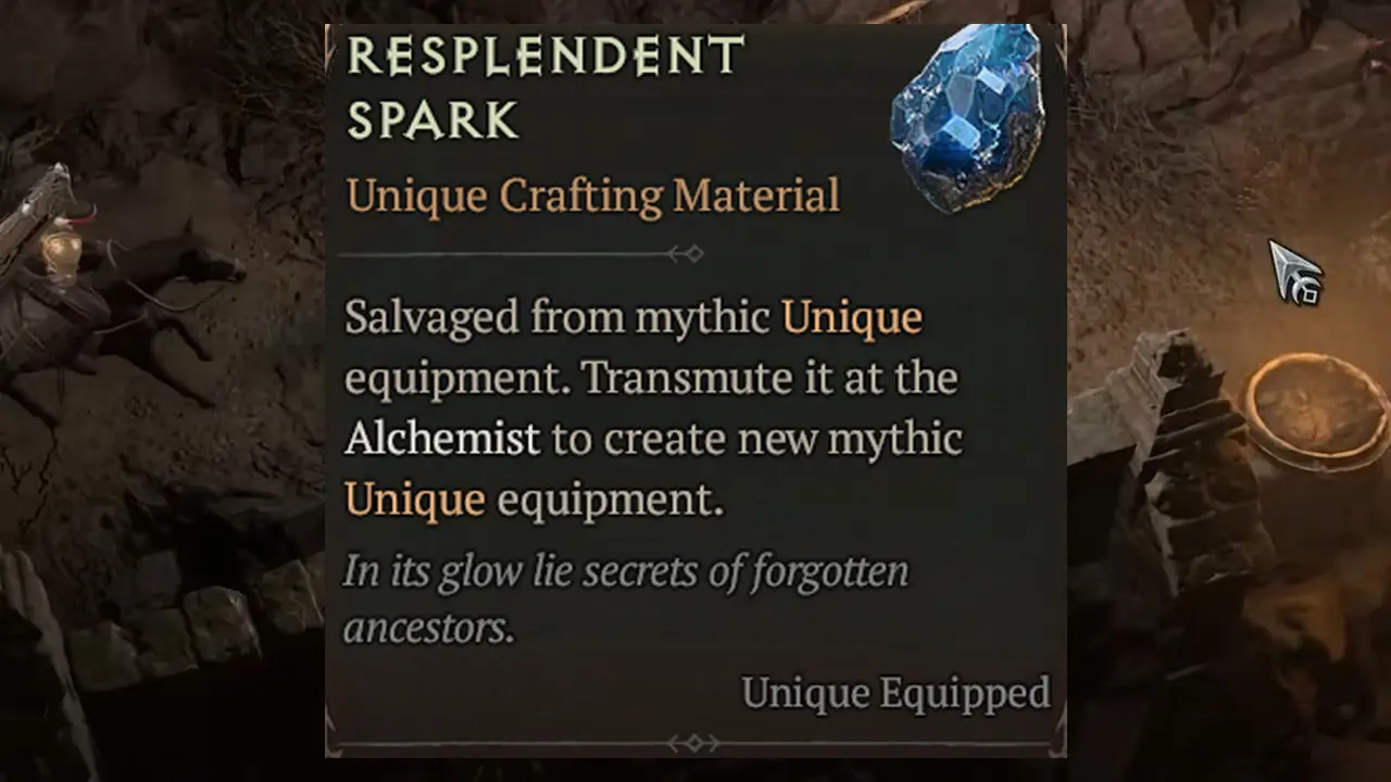 How to Get Resplendent Sparks in Diablo 4