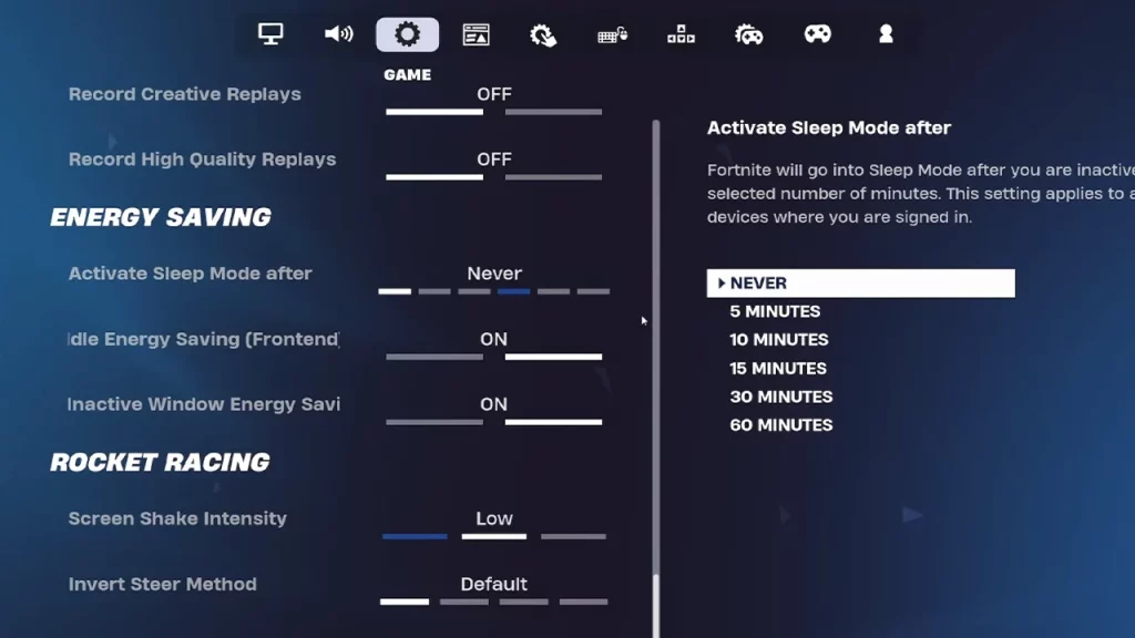 turn off sleep mode by changing setting to never