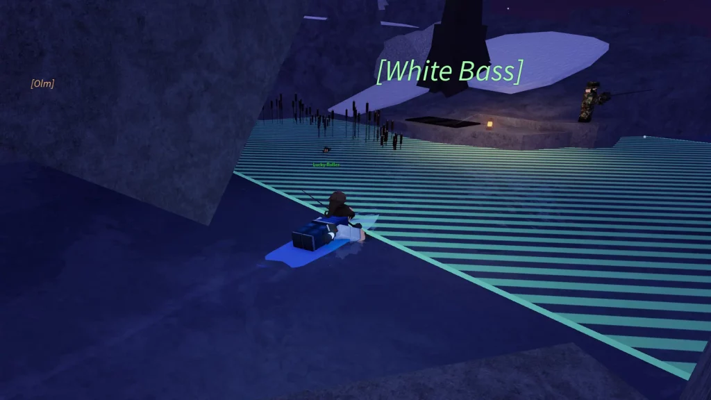 Where to Find White Bass in Fisch Roblox