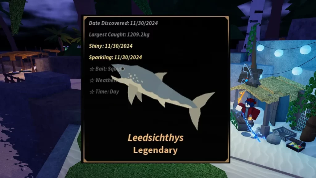 How to Catch Leedsichthys in Fisch