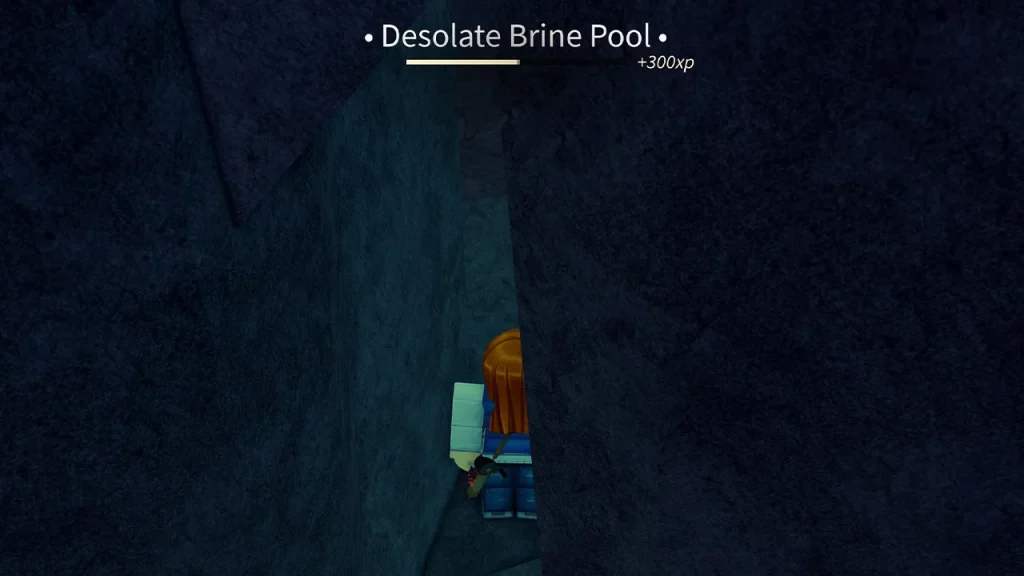 desolate brine pool cave