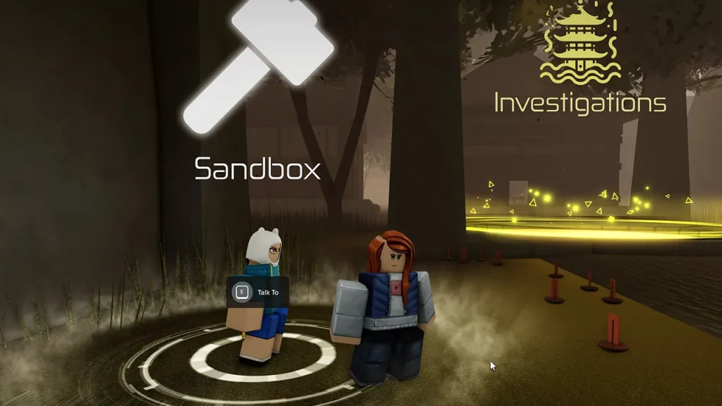 sandbox npc location jujutsu infinite