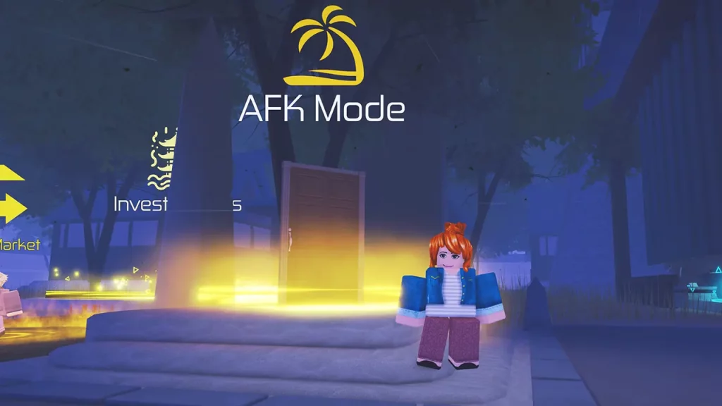 afk mode wooden door