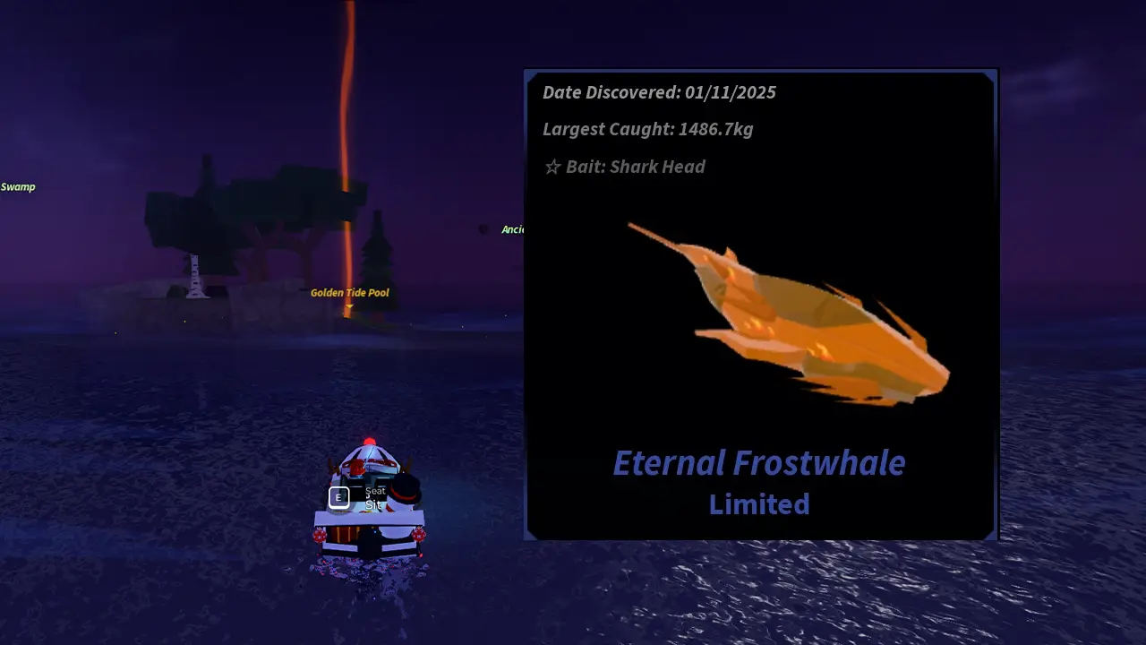 How to Catch the Eternal Frostwhale in Fisch - Gamer Tweak