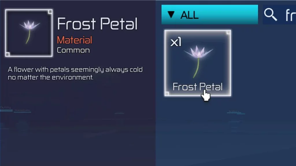 frost petal in jujutsu infinite