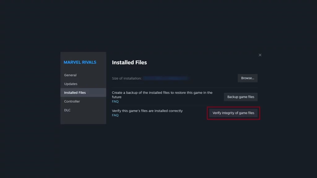marvel rivals verify game files