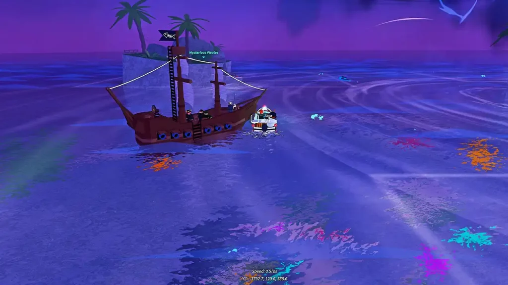 mysterious pirates boat location