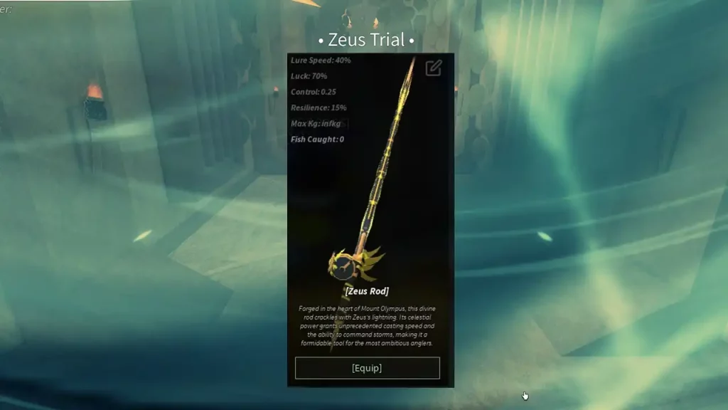 zeus trial rod fisch