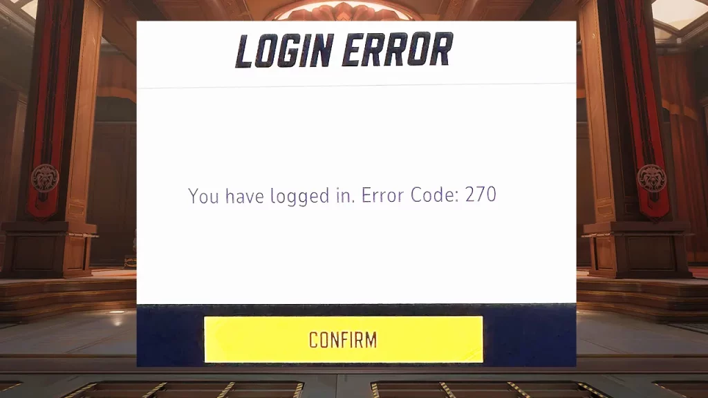 login error code 270 marvel rivals